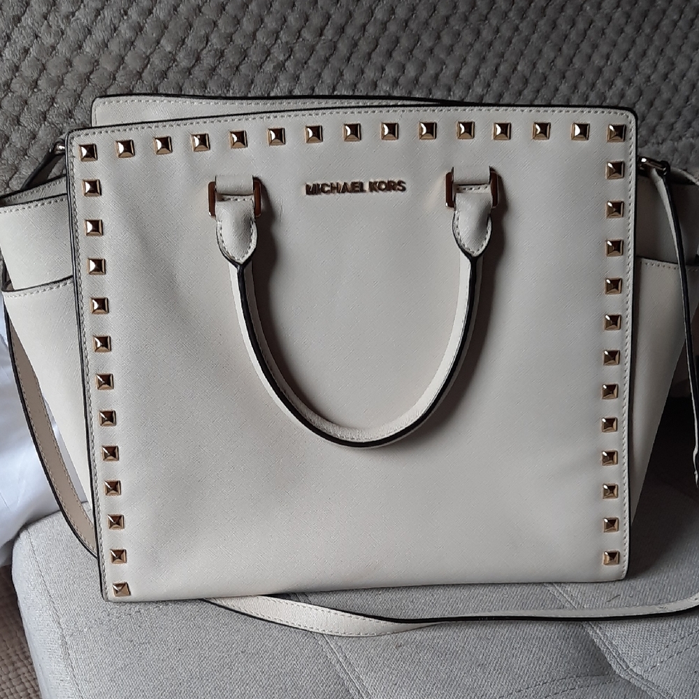 Michael Kors large studded Selma tote